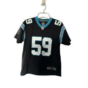 Carolina Panthers Luke Kuechly 59 NFL Youth Jersey Boys Size M